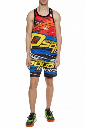 Perforated shorts with print, zdjęcie 2 Perforated shorts with print od Dsquared2